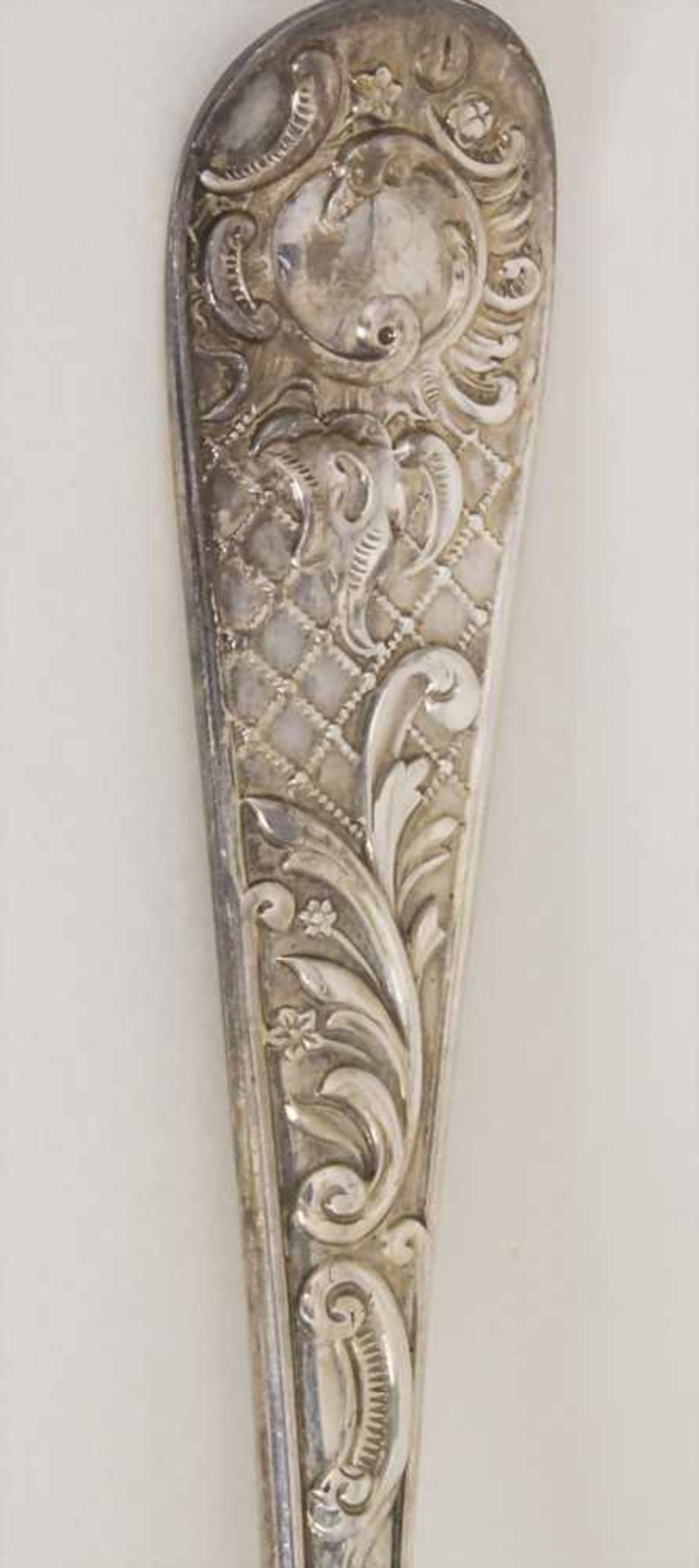 Prunkbesteck Paar Löffel / Two splendid silver spoons, Georg Jackson & David Fullerton, London, - Image 3 of 5