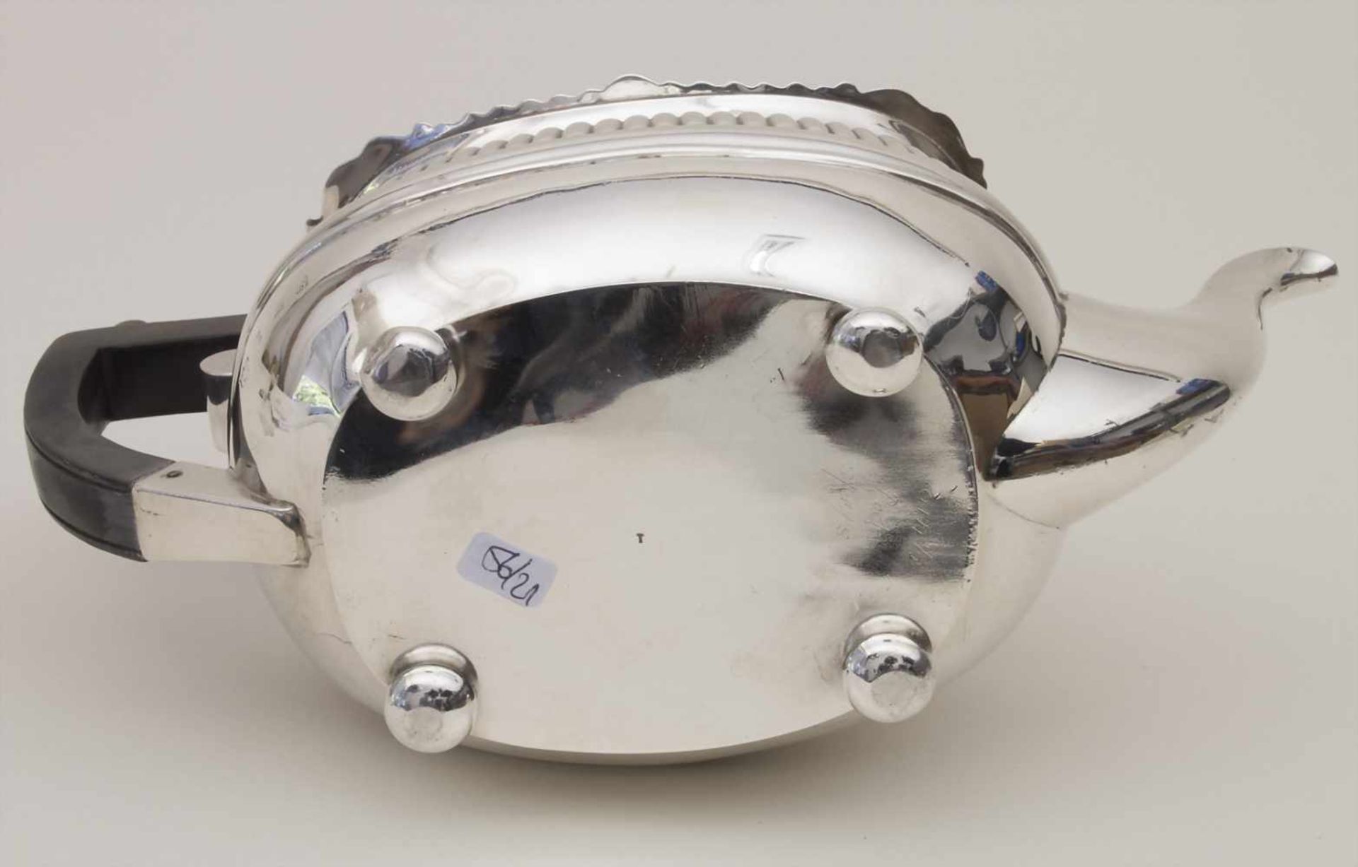 Teekanne / A silver tea pot, S. Blanckensee & Son, Ltd., Birmingham, 1942Material: Silber, - Image 6 of 8