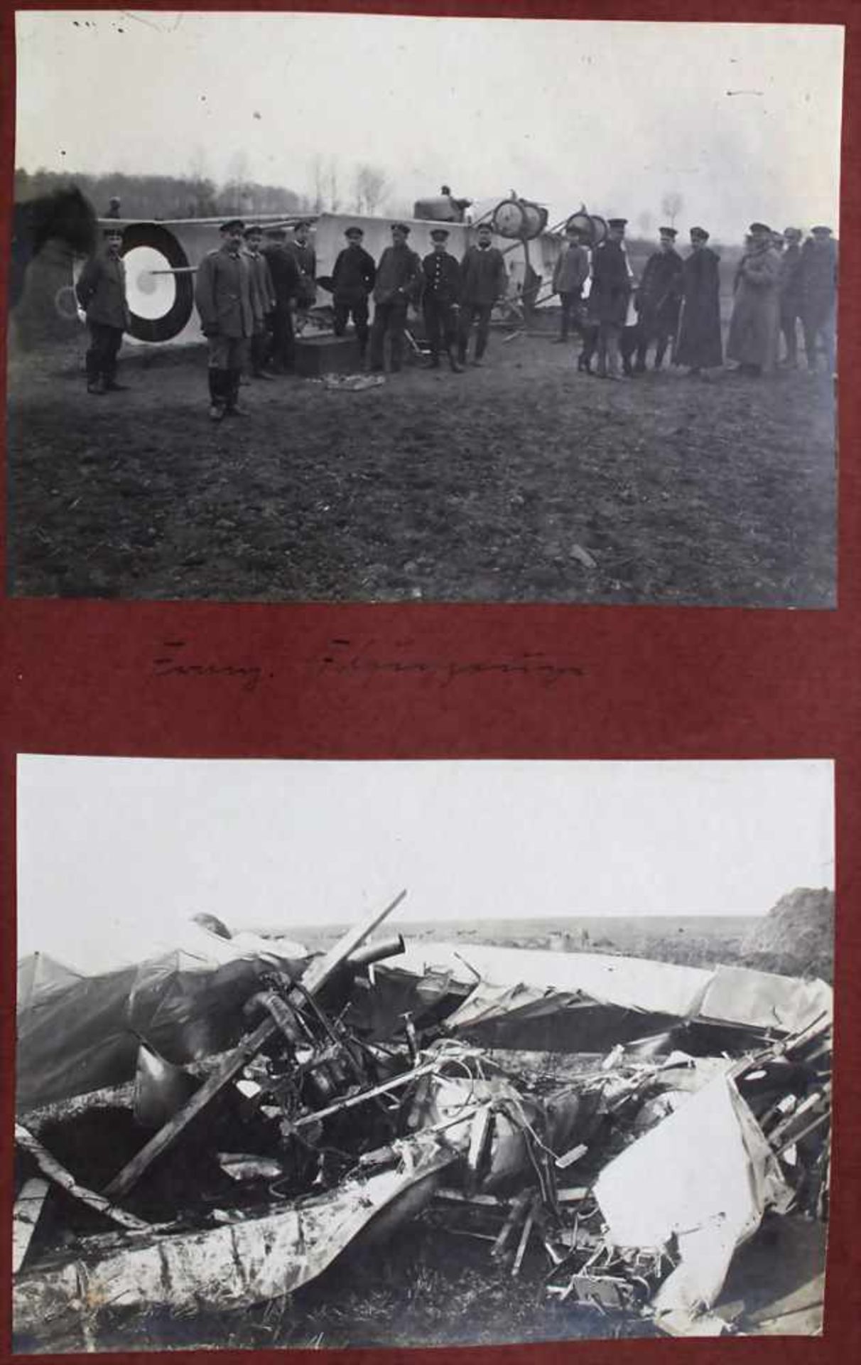 Fotoalbum mit Kriegsbildern 1. Weltkrieg 'Fliegerabteilung A 277' / A photo album with war - Bild 13 aus 17