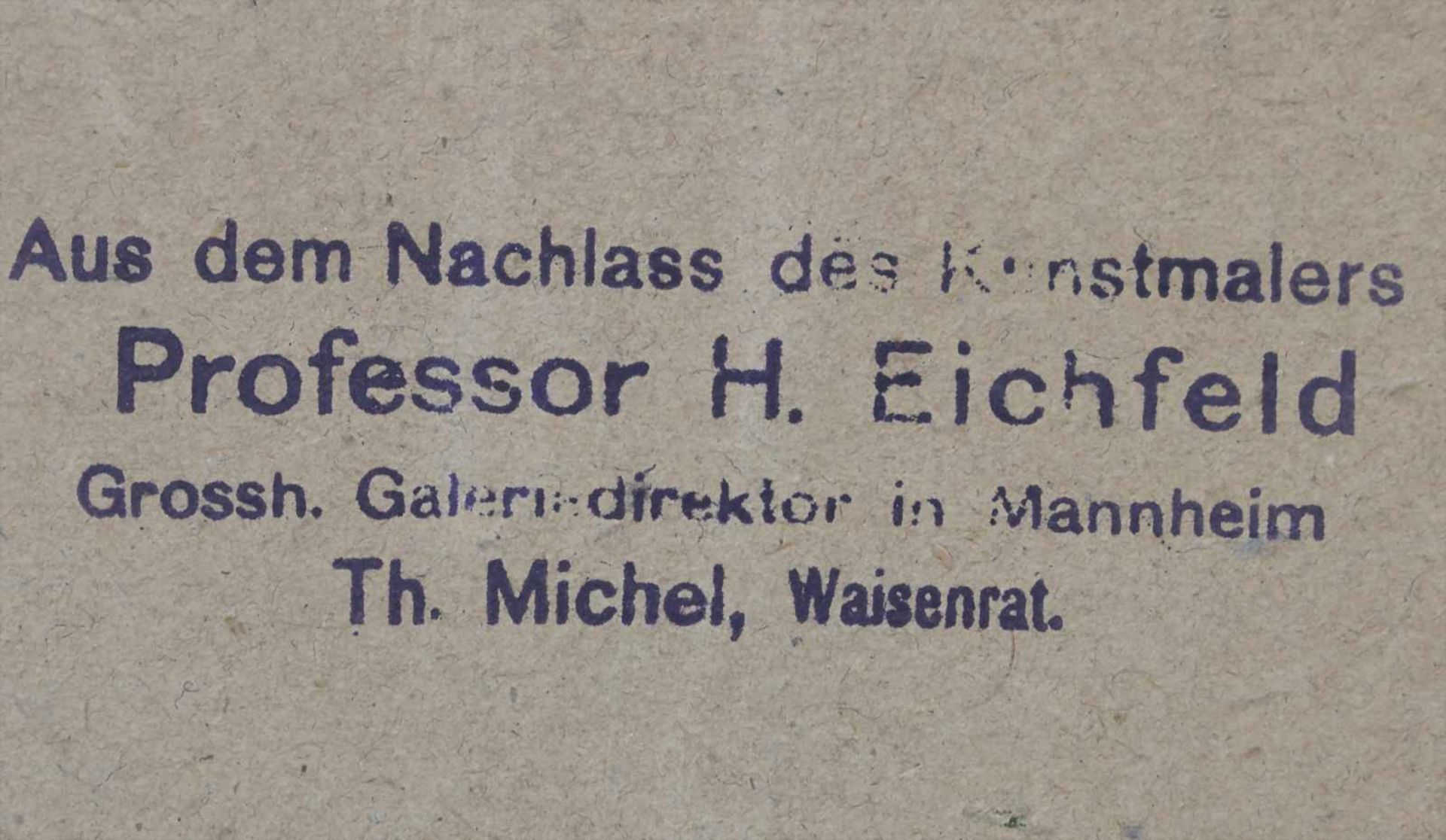 Hermann Eichfeld (1845-1917), 'Norddeutsche Landschaft' / 'A North German landscape'Technik: Öl - Bild 4 aus 4