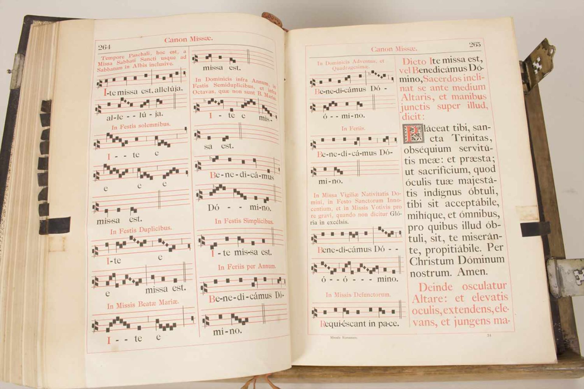 Missale Romanum, Vatikanstadt, 1884Titel: Missale Romanum ex decreto sacros. Concili - Image 15 of 15