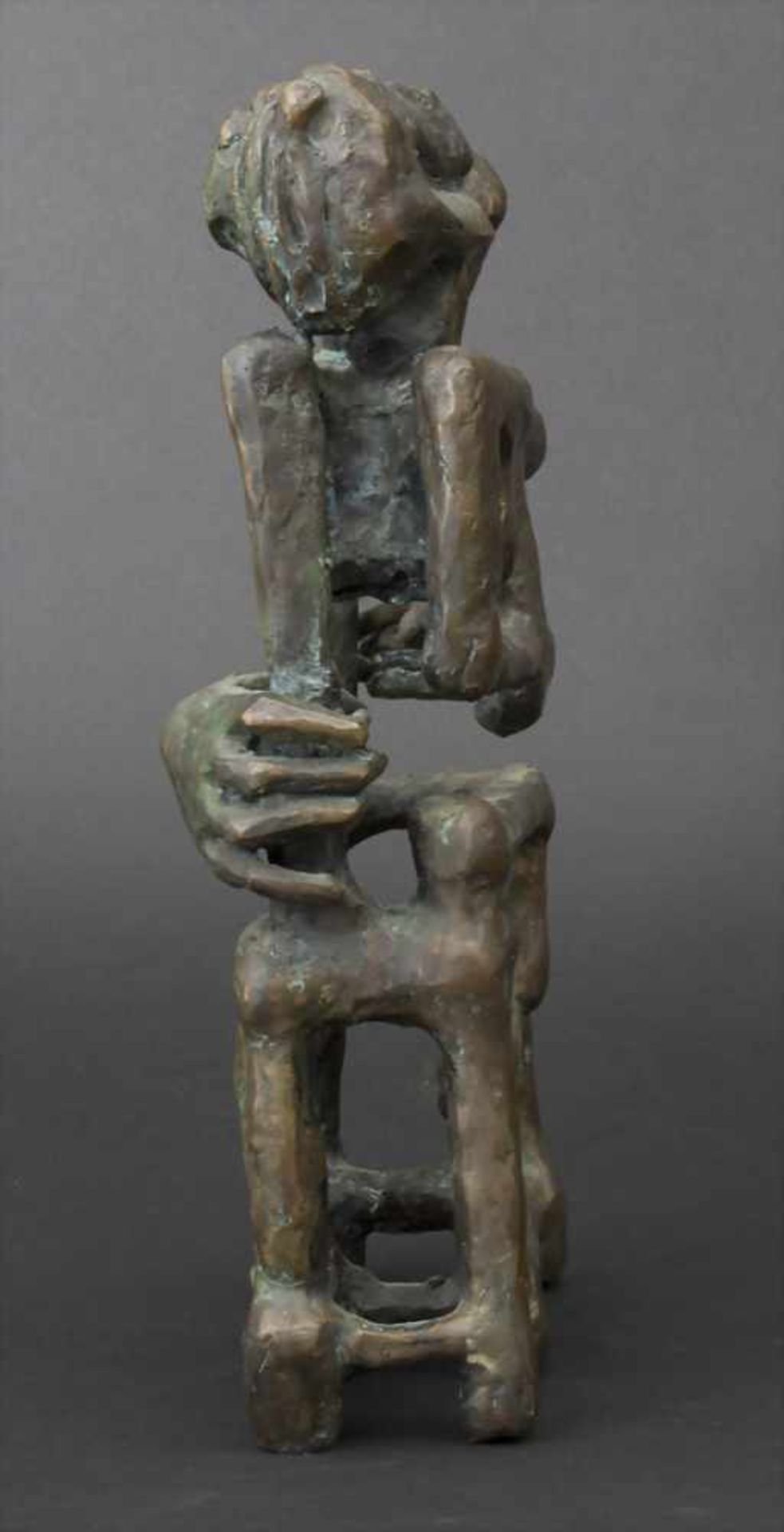 Andrezejewska (20. Jh.), abstrahierte Figurengruppe 'Liebespaar' / An abstracted figural group ' - Bild 7 aus 9