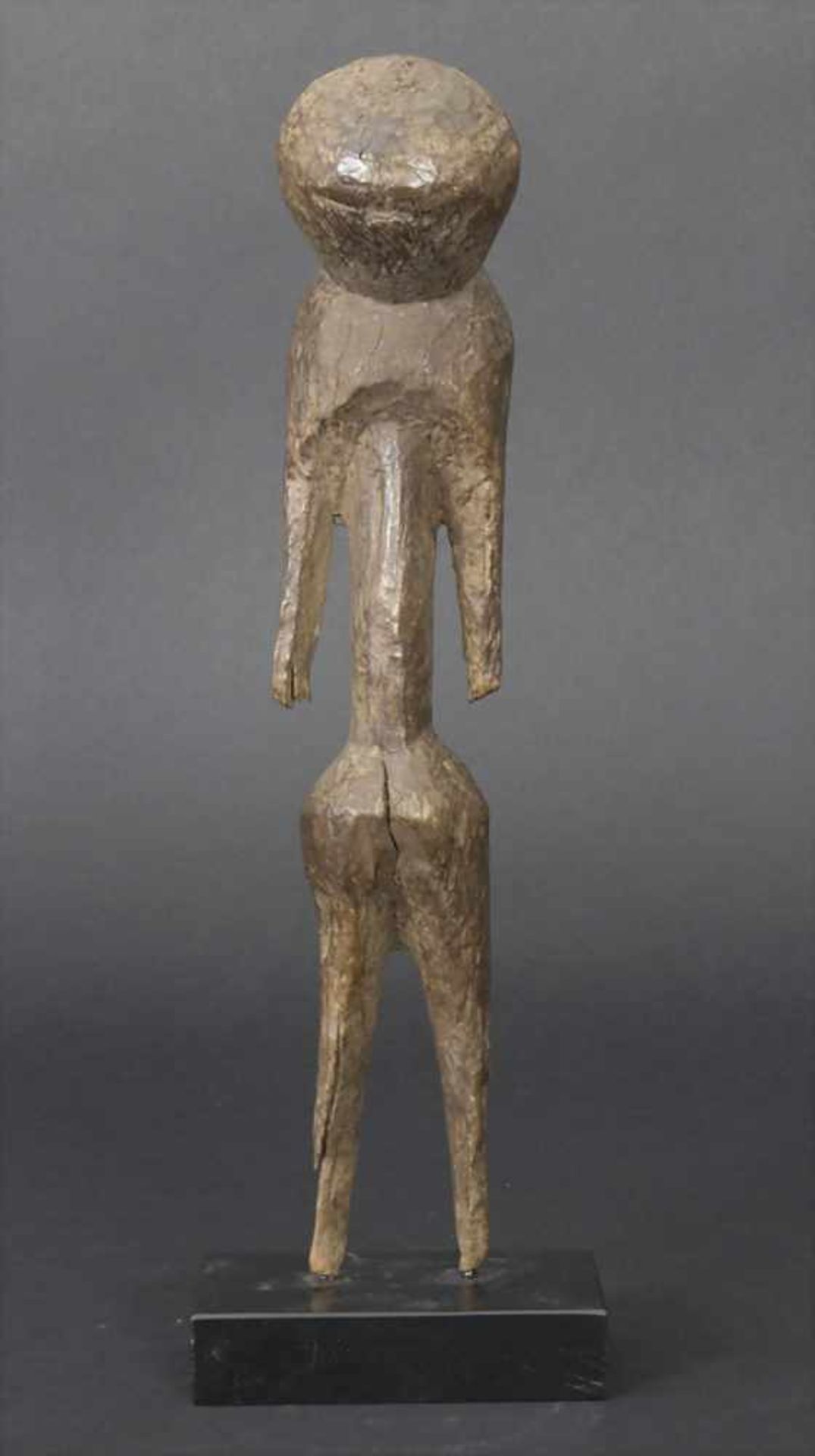 Schutzfigur, Moba, TogoMaterial: Holz, mit dunkelbrauner Gebrauchspatina, auf ebonisierte
