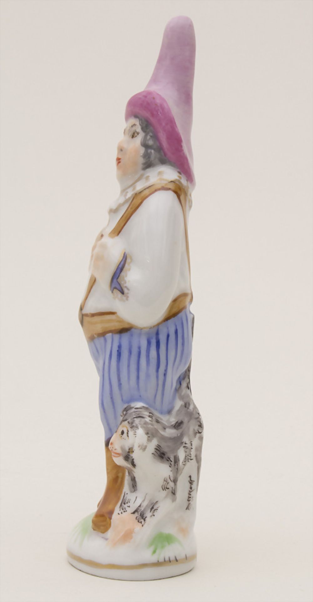 Miniaturfigur 'Hofnarr Fröhlich' / A miniature figurine of court jester Joseph Fröhlich, Meissen, 2. - Bild 2 aus 5