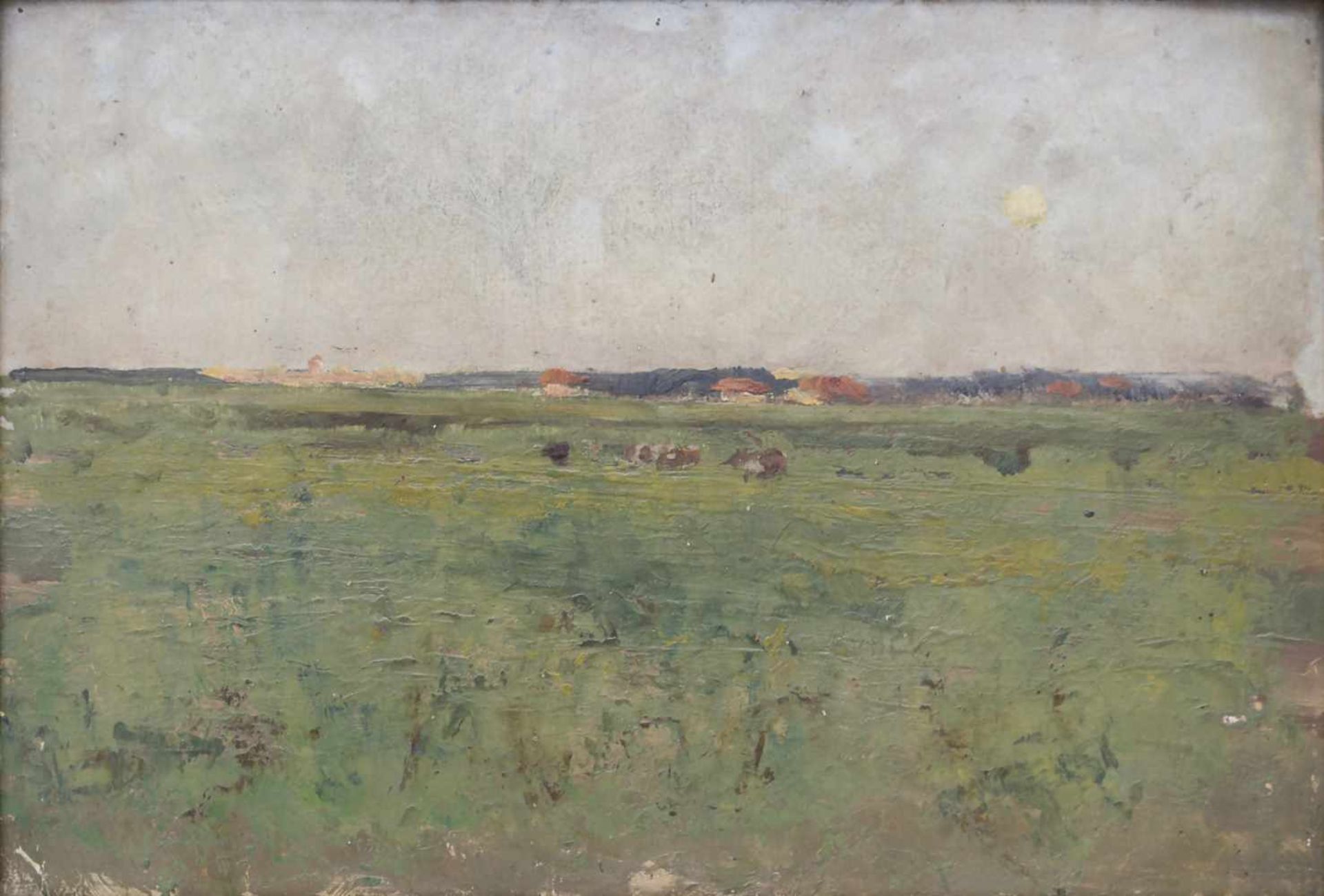 Hermann Eichfeld (1845-1917), 'Norddeutsche Landschaft' / 'A North German landscape'Technik: Öl