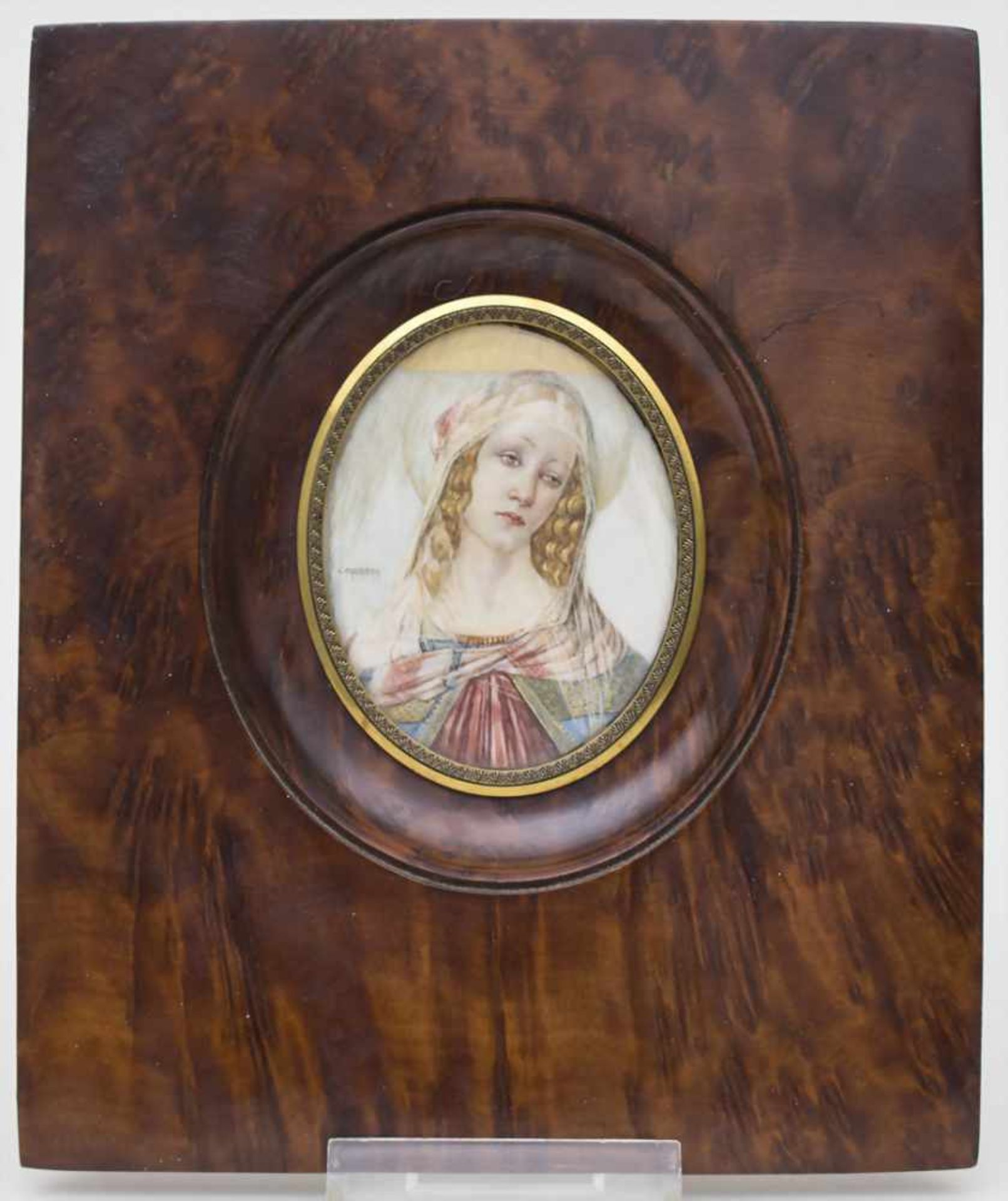 I. Carrera (19. Jh.), nach Botticellis 'Madonna della Melagrana' / After Botticellis Madonna of - Bild 2 aus 7