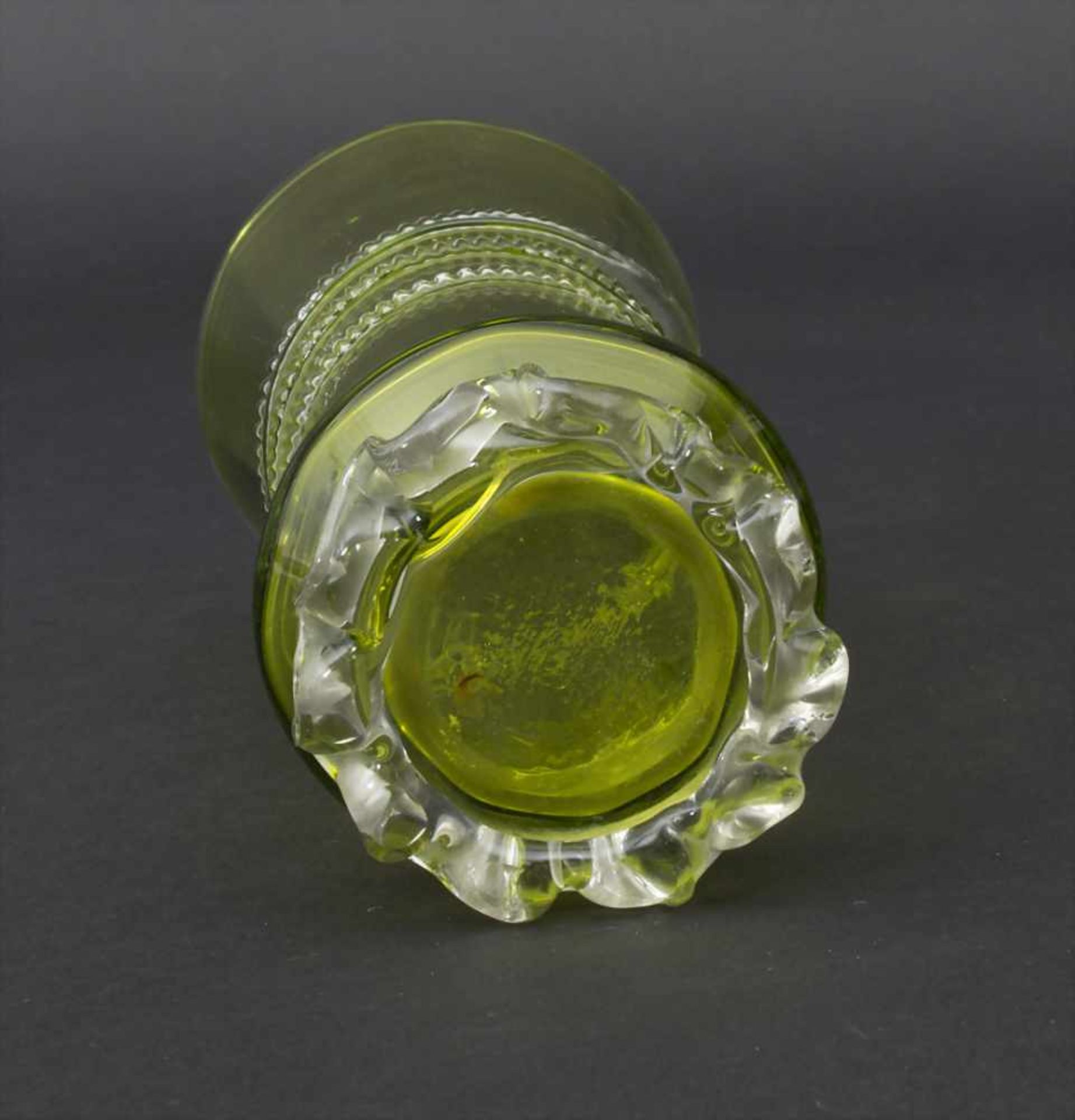 Konvolut 6 Gläser / A set of 6 glasses, 19./20. Jh.Material: 4x farbloses Glas (darunter 3 - Bild 5 aus 7