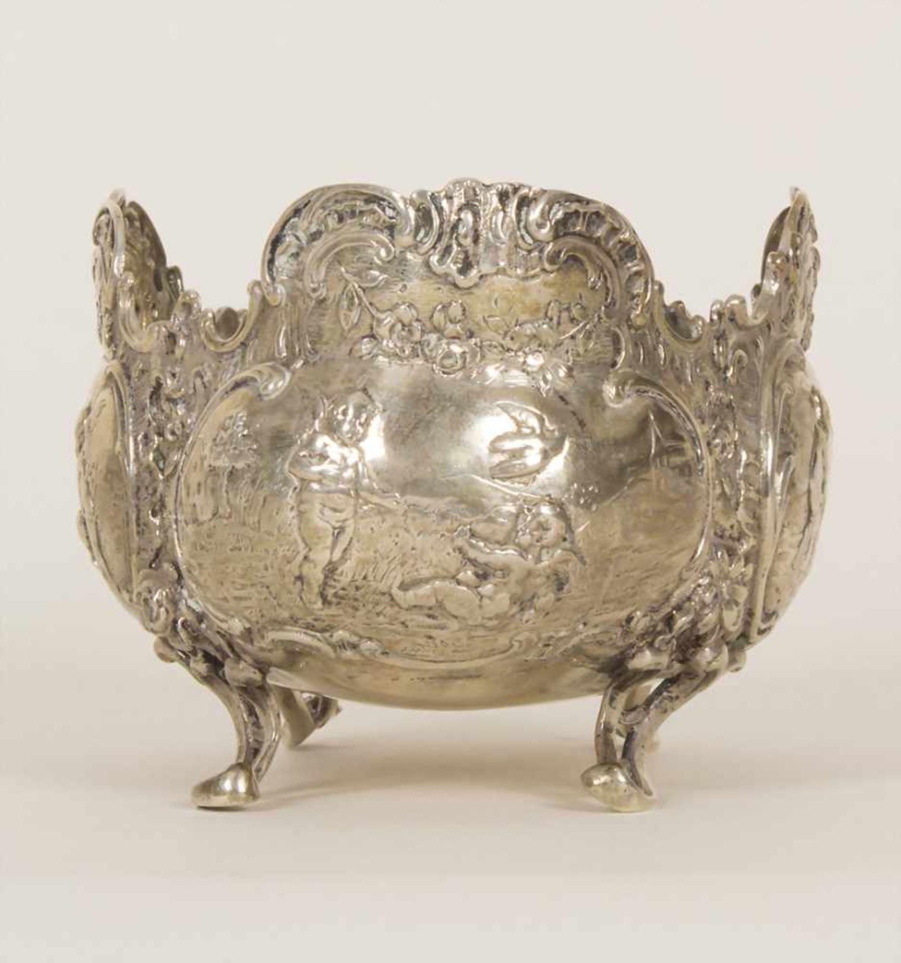 Silber Jardiniere / A silver jardiniere, Storck & Sinsheimer, Hanau, um 1900Material: Silber, 800, - Image 2 of 8