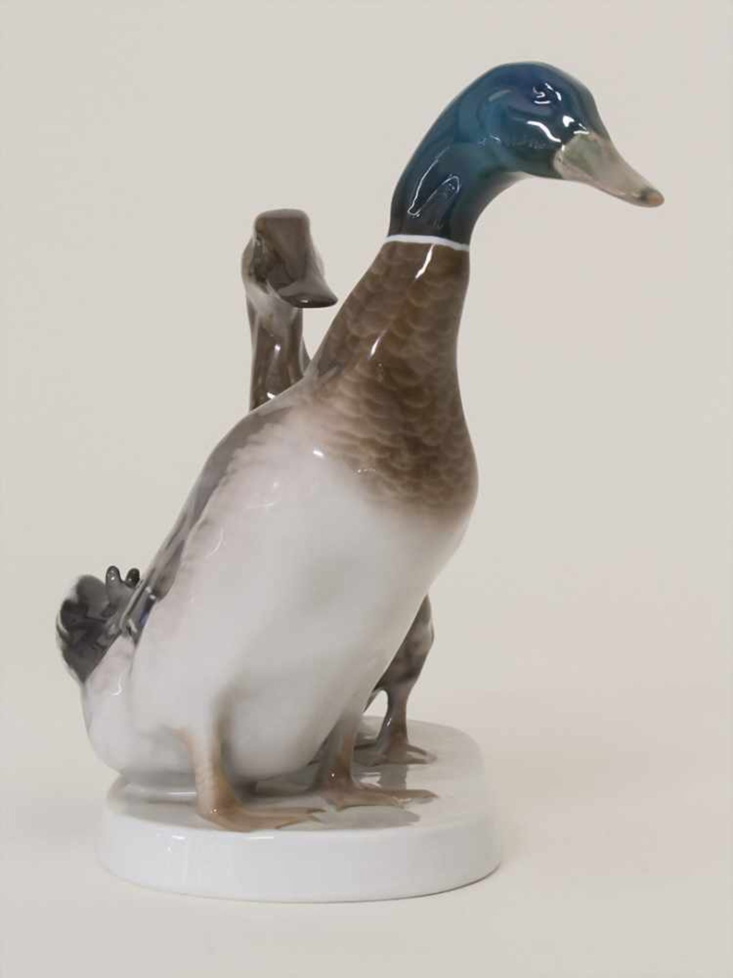 Tierfiguren 'Entenpaar' / A duck couple, Willy Zügel für Rosenthal, nach 1974Material: Porzellan, - Image 3 of 8