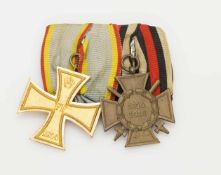 OrdensspangeMecklenburg I. WK, Kriegsverdienstkreuz Mecklenburg-Schwerin II. Klasse u.