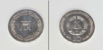 10 MarkDDR 1971, Albrecht Dürer, Silber, stgl.