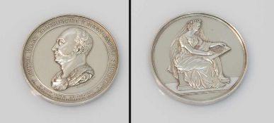 MedailleSilbermedaille 1835, Friedrich Franz I., 1785-1835, seit 1785 Herzog, auf sein 50jähriges