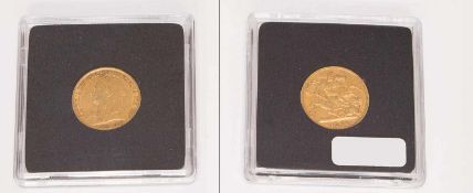 1/2 SouvereignGroßbritannien 1898, Victoria I., Gold, ss