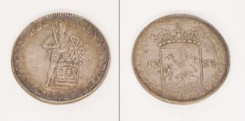 DukatenZeeland/ Niederlande 1764, Silber, G. 27,86g