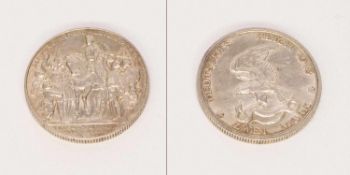 2 MarkPreussen 1913 A, Adler schlägt Schlange, Silber, stgl.