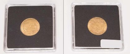 10 FrancsFrankreich 1912, Marianne, Gold, ss