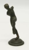 Antike BronzefigurTanzende Göttin, H. 13 cm