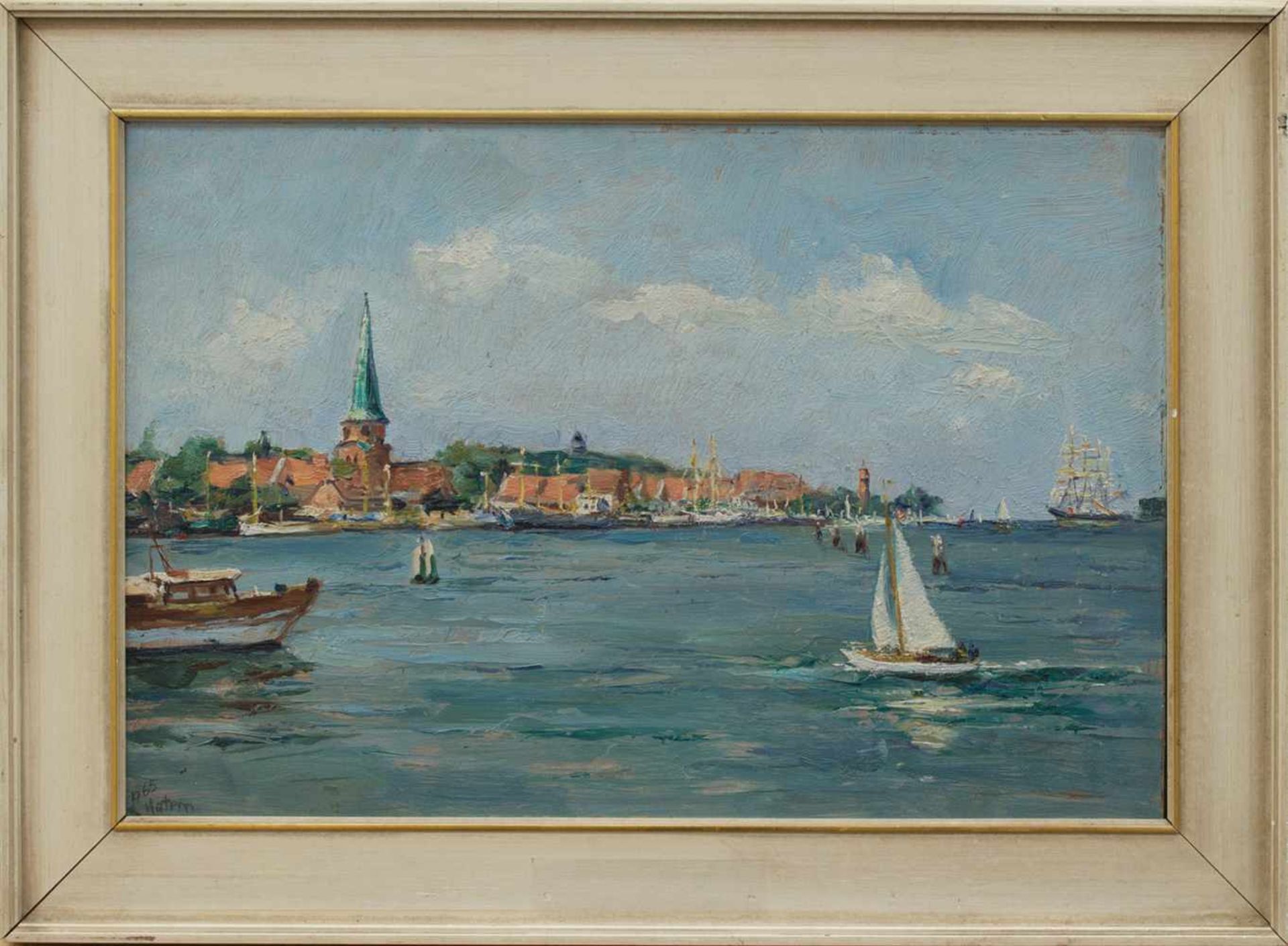 Hans Werner Matern(Rostock 1906 -1996 Lübeck, deutscher Landschaftsmaler, Std. i. Berlin, Kassel