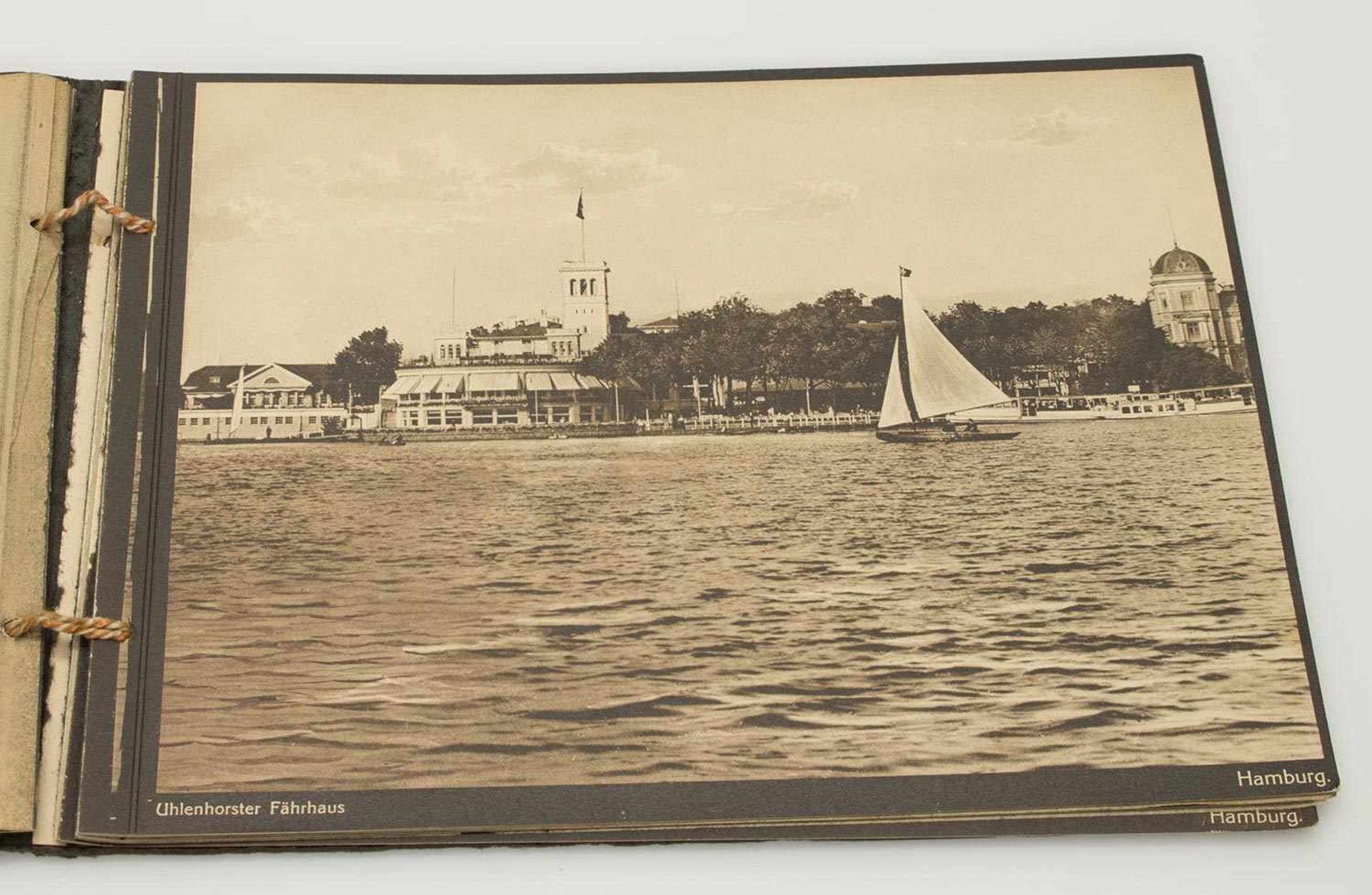HamburgensieMappe um 1910, 12 ganzseitige historische Fotos von Hamburg - Bild 3 aus 3