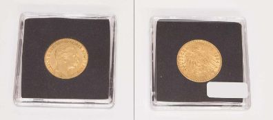 20 MarkPreussen 1894, Wilhelm II., Gold, ss