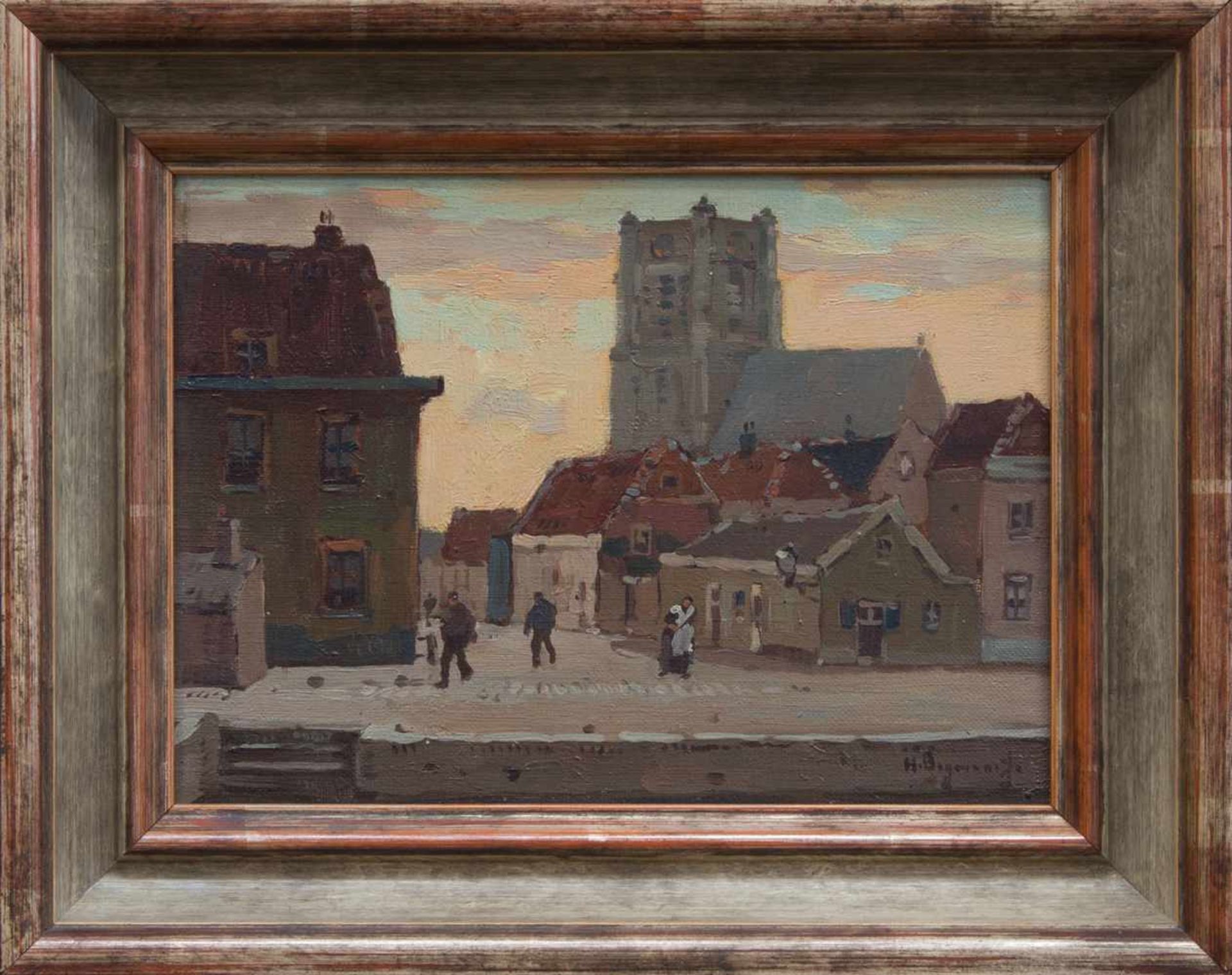 Hermann Bogman(Den Haag 1890 - 1975 ebenda, niederländischer Landschaftsmaler, Ausbildung durch