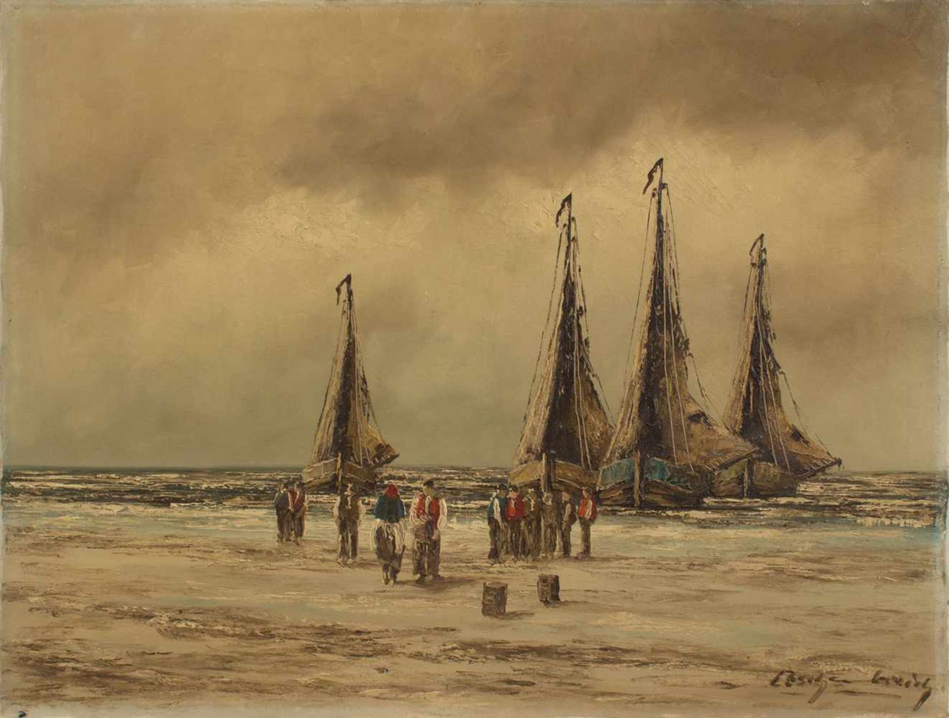 Heinrich Aschenbroich(Volmerswerth 1839 - 1909 Düsseldorf, deutscher Landschaftsmaler u.