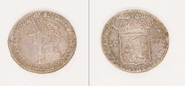 DukatenZeeland/ Niederlande 1777, Silber, G. 28,04g