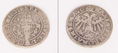 1/4 TalerBelgien Lüttich 1567, Gerhard von Groisbeck (1563-1580), Silber, G. 6,78g