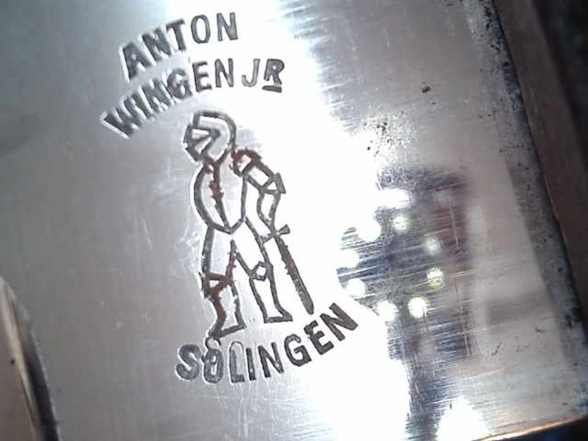 Extra Seitengewehrfür Gebirgsjäger, II. WK, Klingenhersteller Anton Wingen Jr. Solingen, - Image 2 of 2