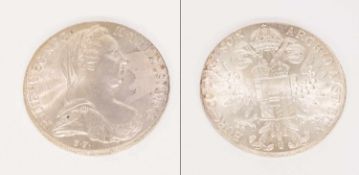 TheresientalerÖsterreich 1780 S.F., Marie Theresia, Silber, stgl.