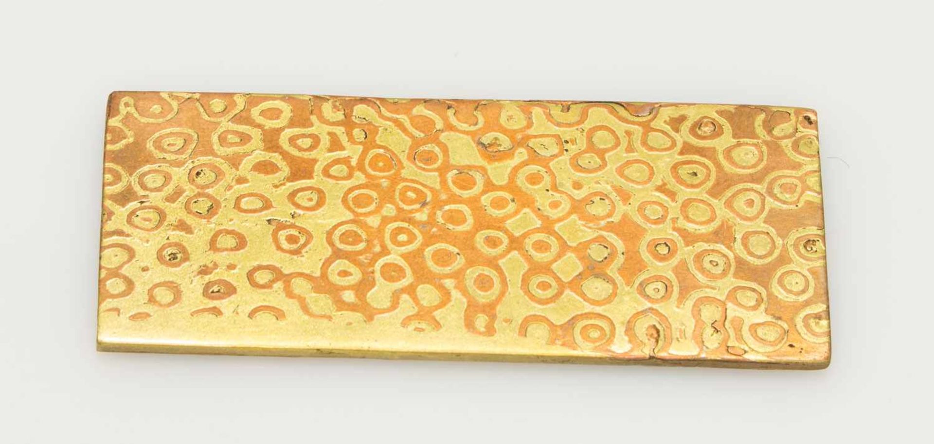 Mokume Gane Plattefür Goldschmiede (Halbfertigzeug zur Schmuckfertigung) Mokume Gane Technik,