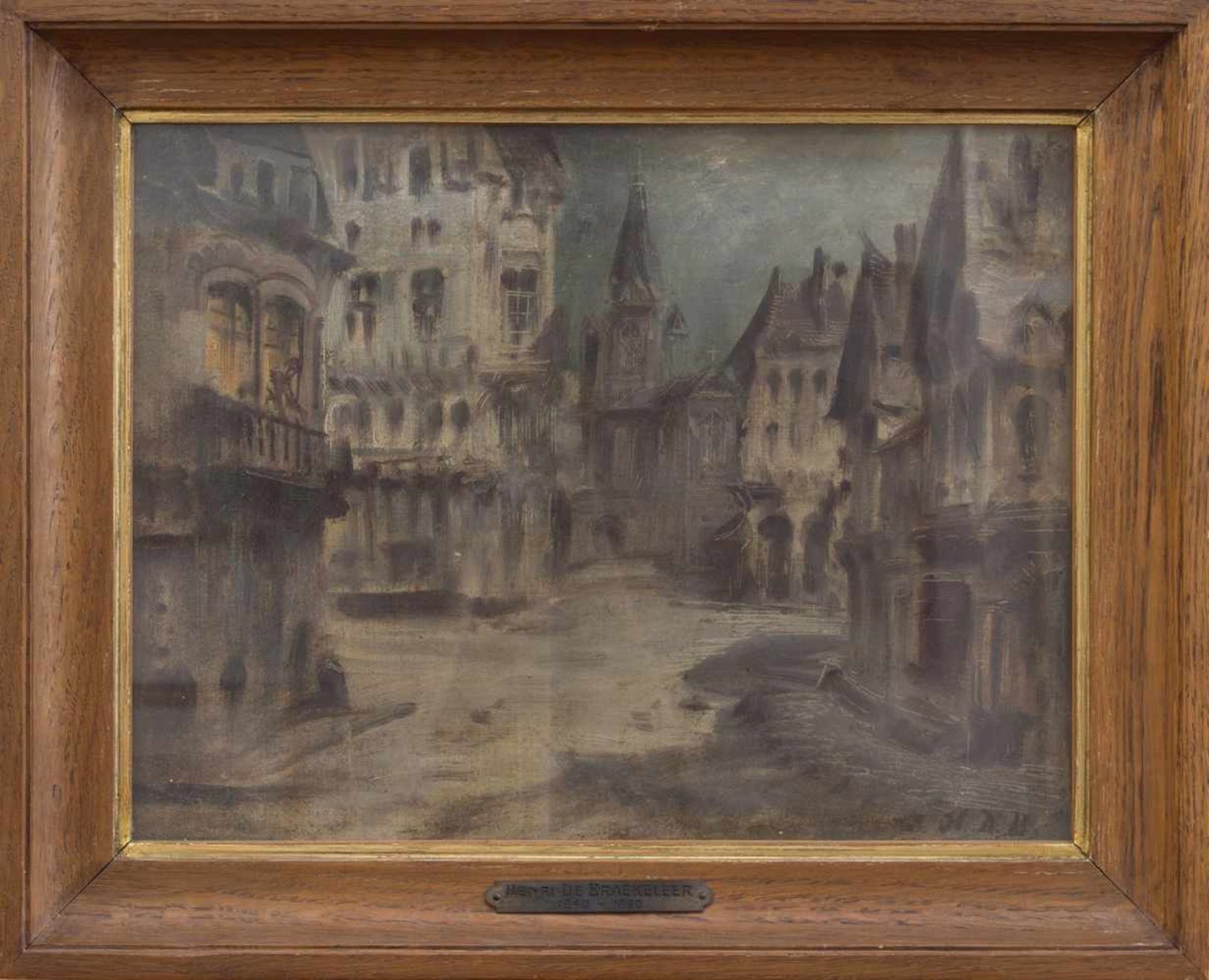Henri Jean Augustin de Braekeleer(Antwerpen 1840 - 1880 ebenda, belgischer Maler, erste Ausbildung
