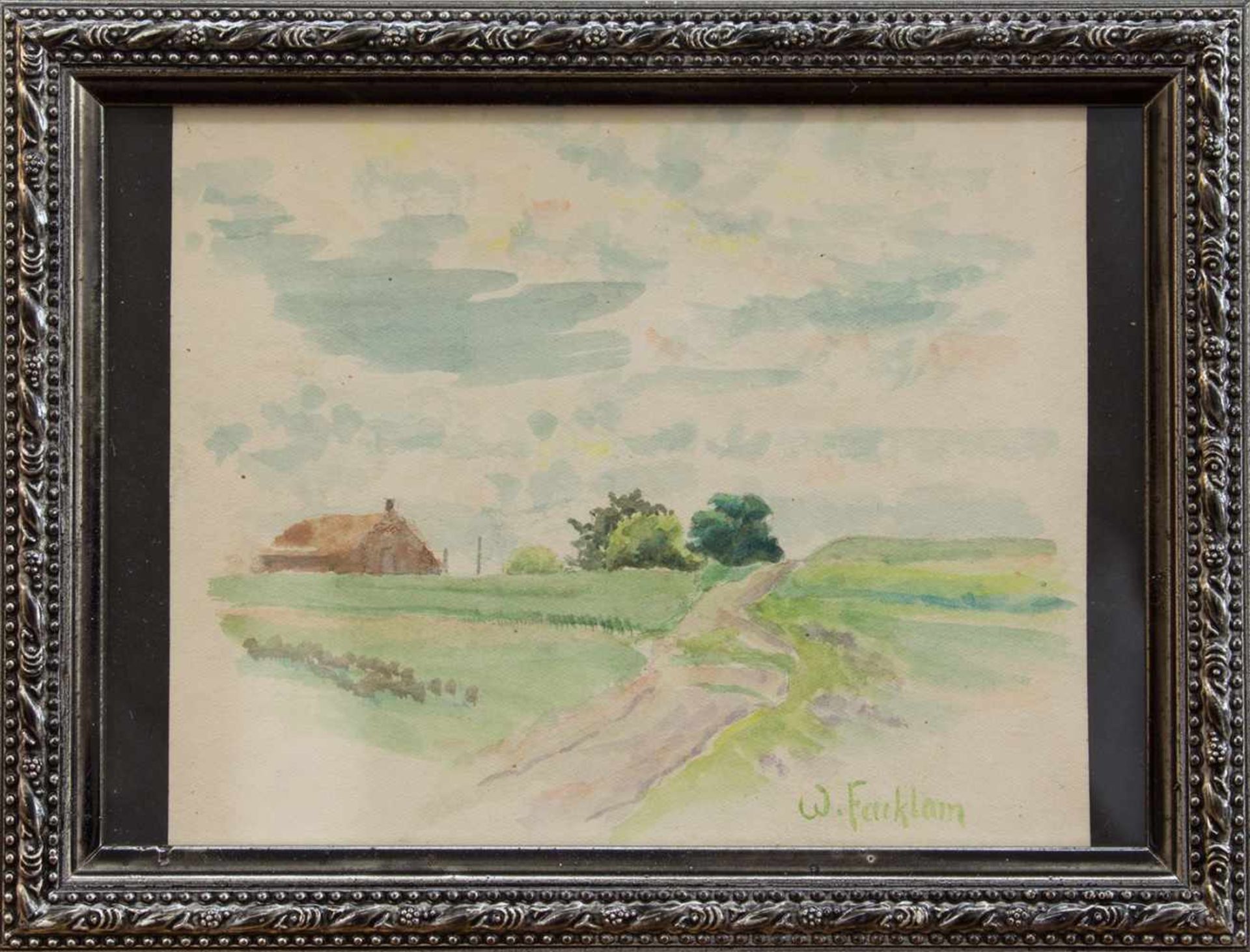 Wilhelm Facklam(Upahl 1883 - 1972 Winkelhaid, deutscher Landschaftsmaler u. Zeichner, Std. a.d. KS