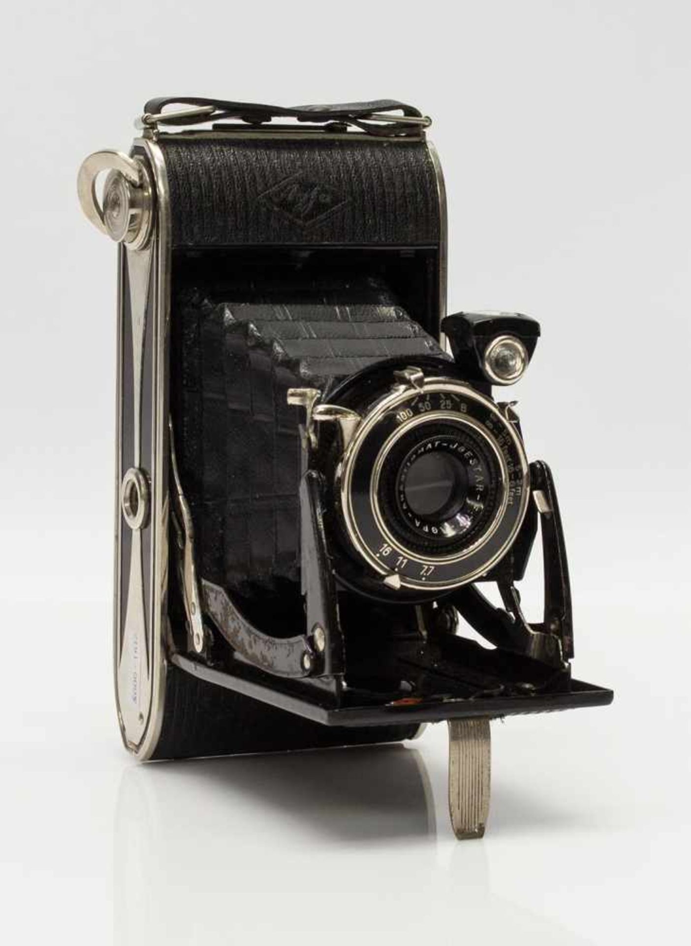 Klapp-RollfilmkameraAgfa Billy Record 7.7, Agfa Kamerawerk 1933, Objektiv Anastigmat Igestar 1:7,