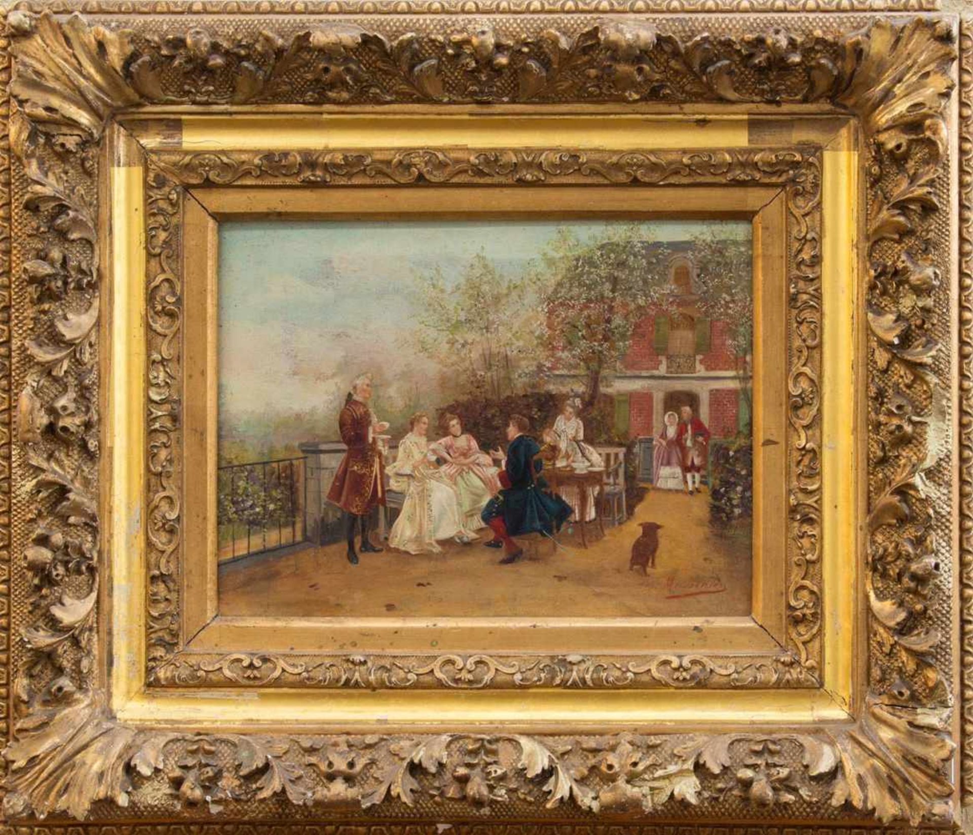 Ernest Meissonier(Lyon 1815 - Paris 1891, französischer Genre- u. Historienmaler, Schüler v. Léon