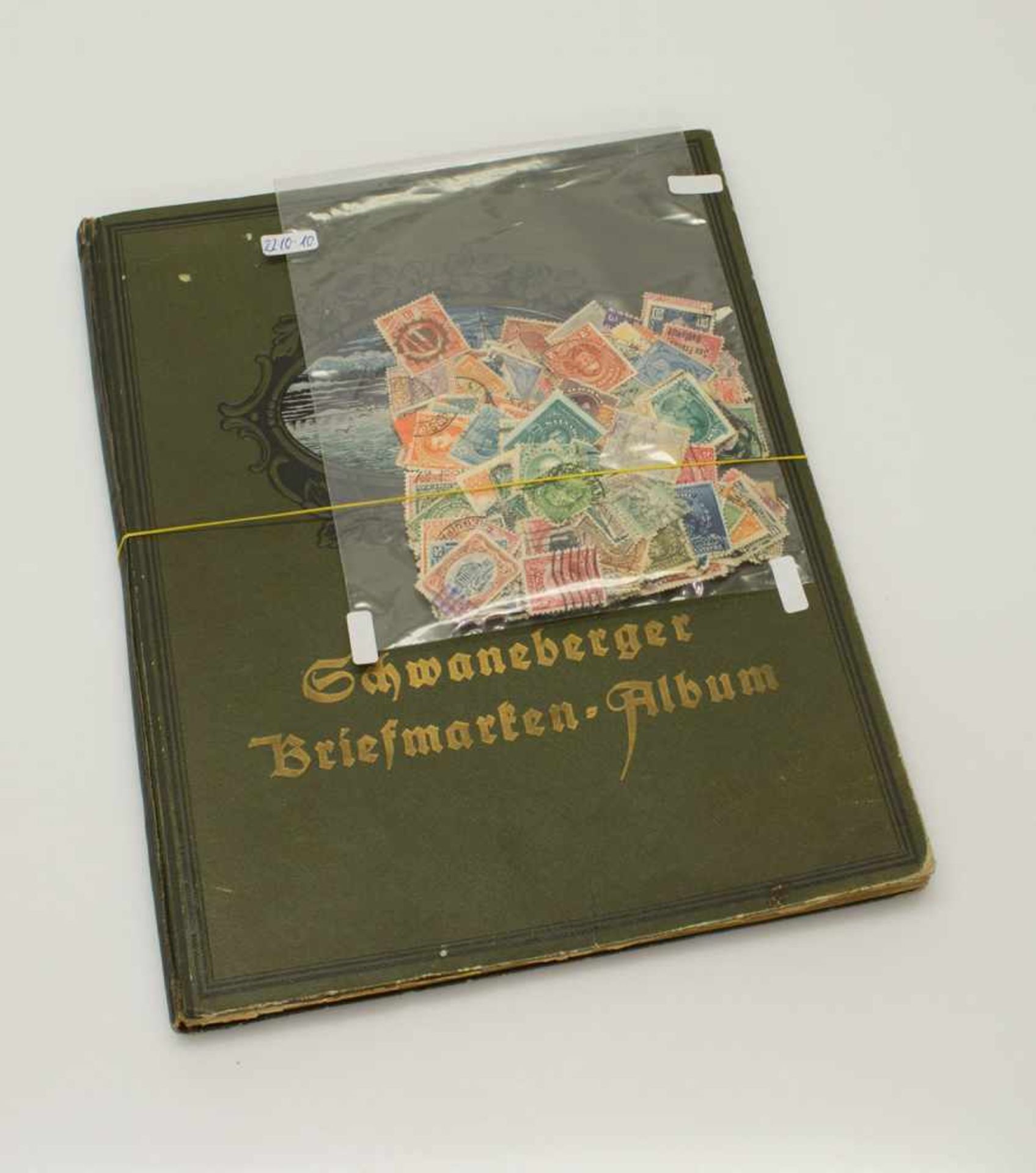 Schwanenberger Briefmarken-AlbumVordruckalbum mit 160 Seiten mit ca. 11000 Markenfeldern u. ca. 2800