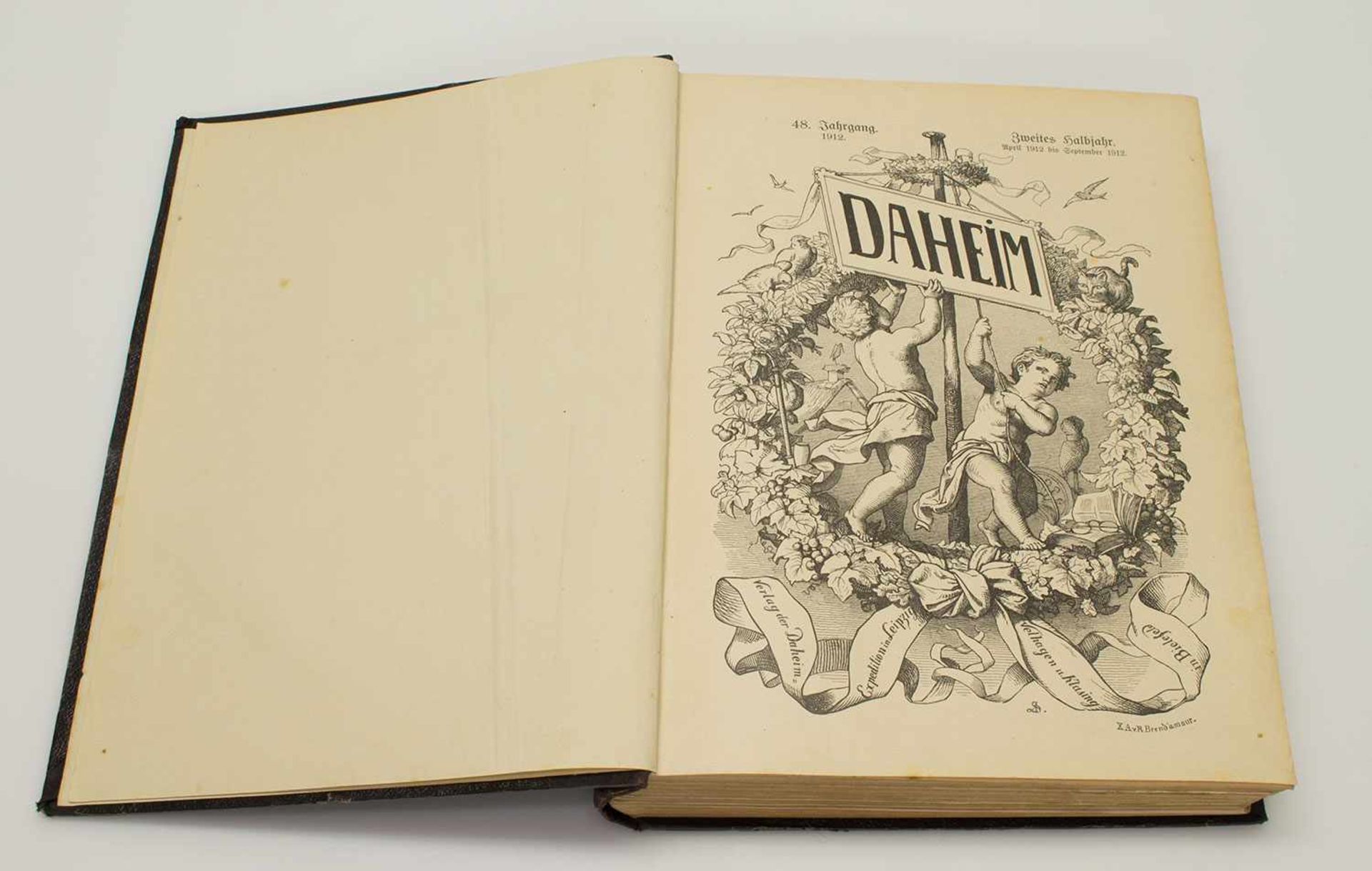 Herausgeber„Daheim-Kalender“, Velhagen & Klasing/ Berlin-Bielefeld 1912, 48. Jahrgang April-