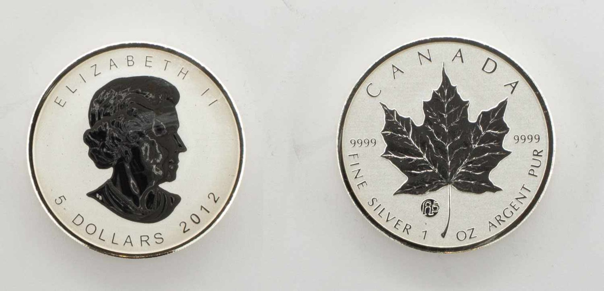 1 DollarCanada 2012, Maple Leaf, Silber, stgl.