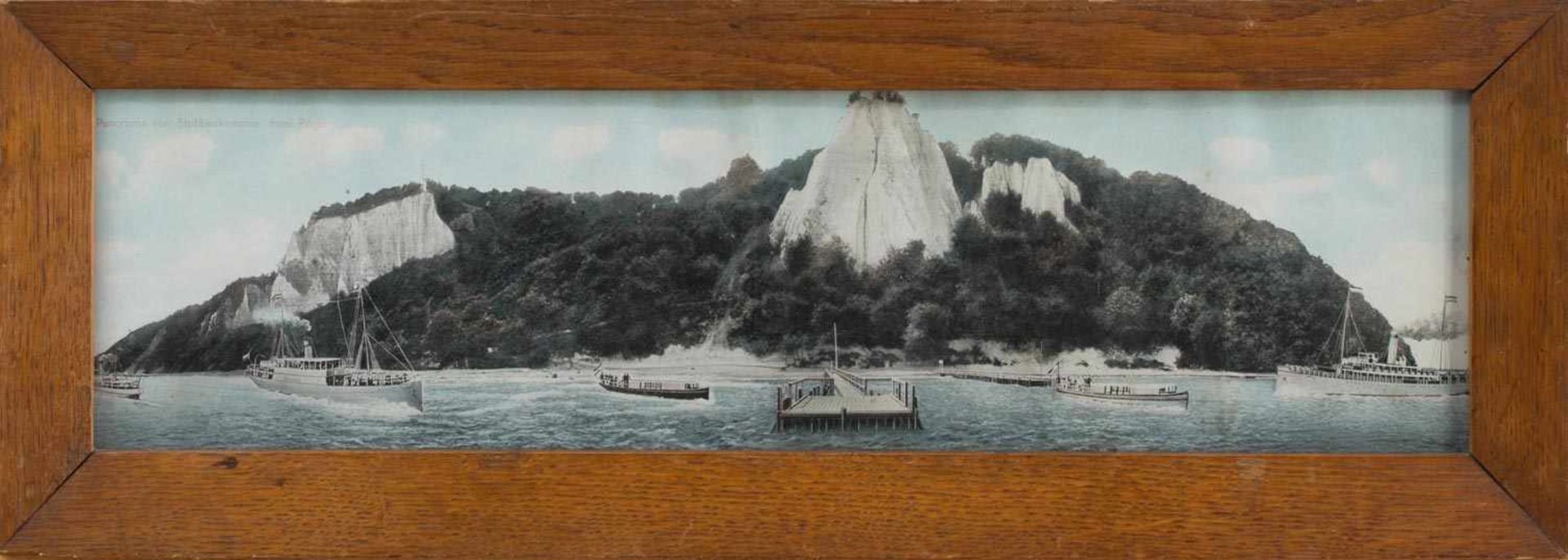 Unbekannter FotografPanorama von Stubbenkammer/ Insel RügenPanoramafoto um 1910, 13,5 x 52 cm,