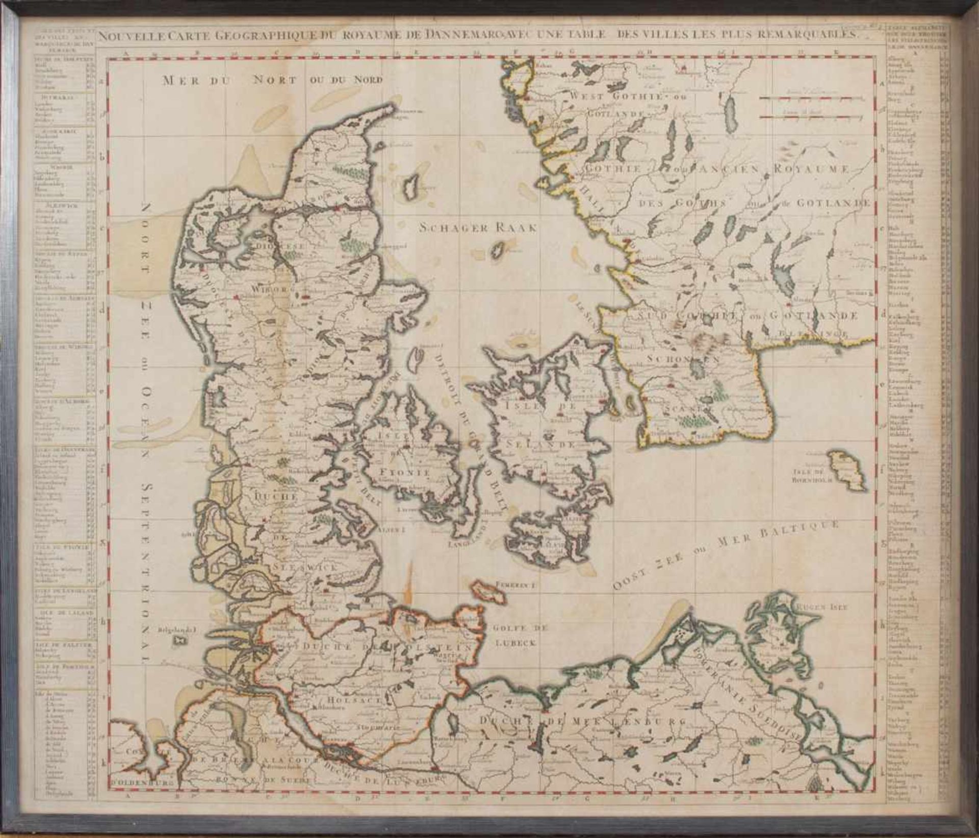 Henri Abraham Chatelain(1684 - 1743, holländischer Kartograph, u.a. Atlas Historique)„Nouvelle Carte