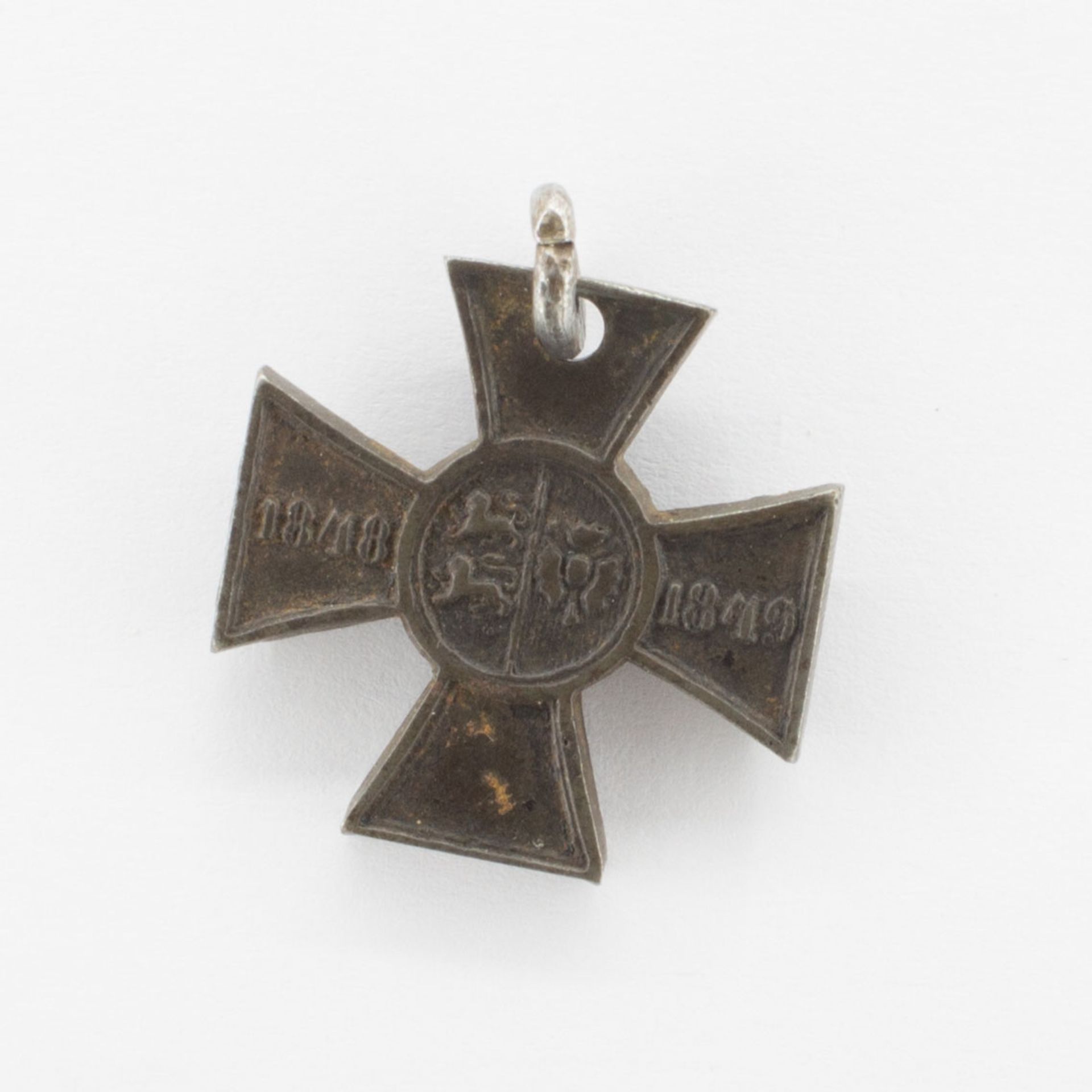 ErinneungskreuzSchleswig-Holsteinische Armee 1848/ 49, Eisen mit Jahreszahlen