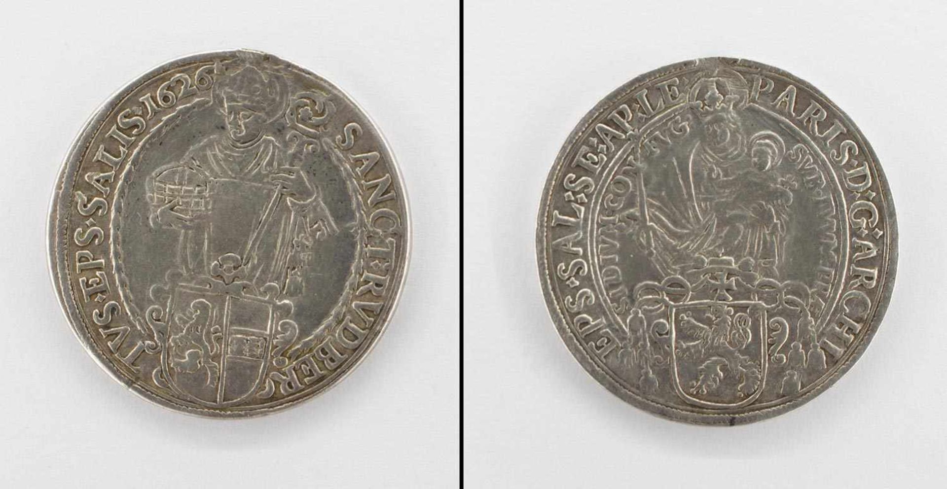 TalerSalzburg 1626, Paris Graf von Lodron 1619-1653, Silber, ss