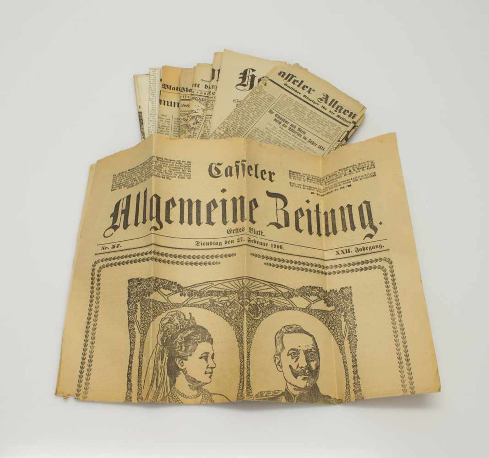 Zeitungen„Hyannover`scher Courier 1888-1900“, 22 Stück