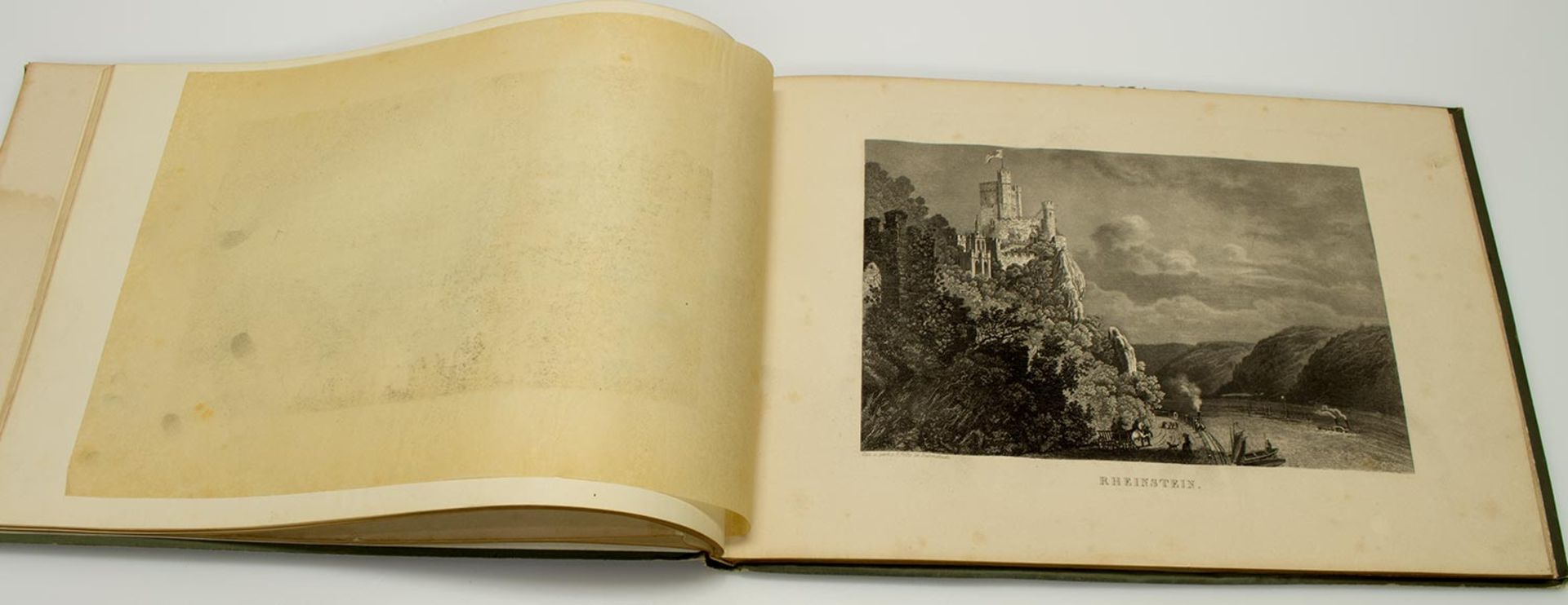 F. Foltz„Rhein - Album“, Verlag Karl Neuland/ Frankfurt a.Main o. J. (um 1890), 24 Blatt mit 22 - Bild 2 aus 2