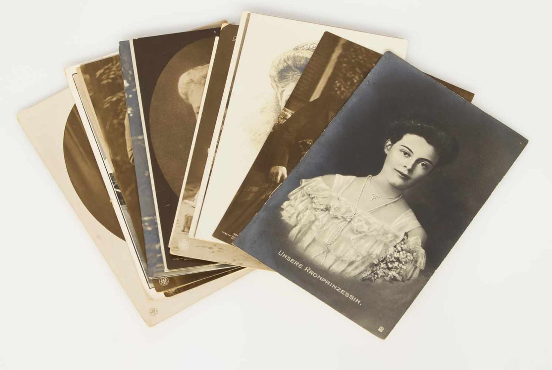 Lot Postkarten19 Postkarten, Familienbilder deutscher Monarchen, vor 1918