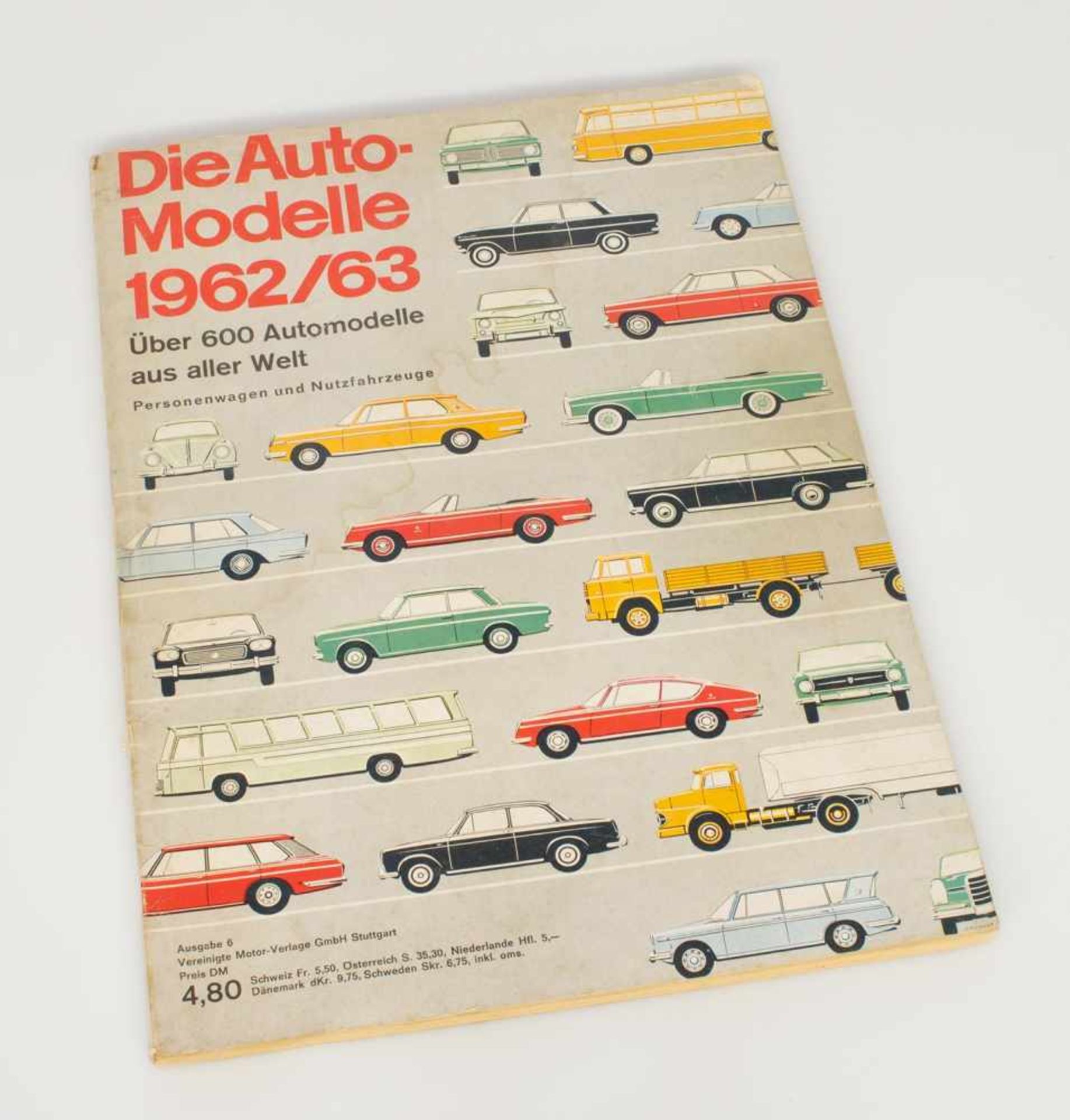 Katalog„Die Automodelle 1962/ 63 - über 600 Automodelle aus aller Welt“, Vereinigte Motor Verlage