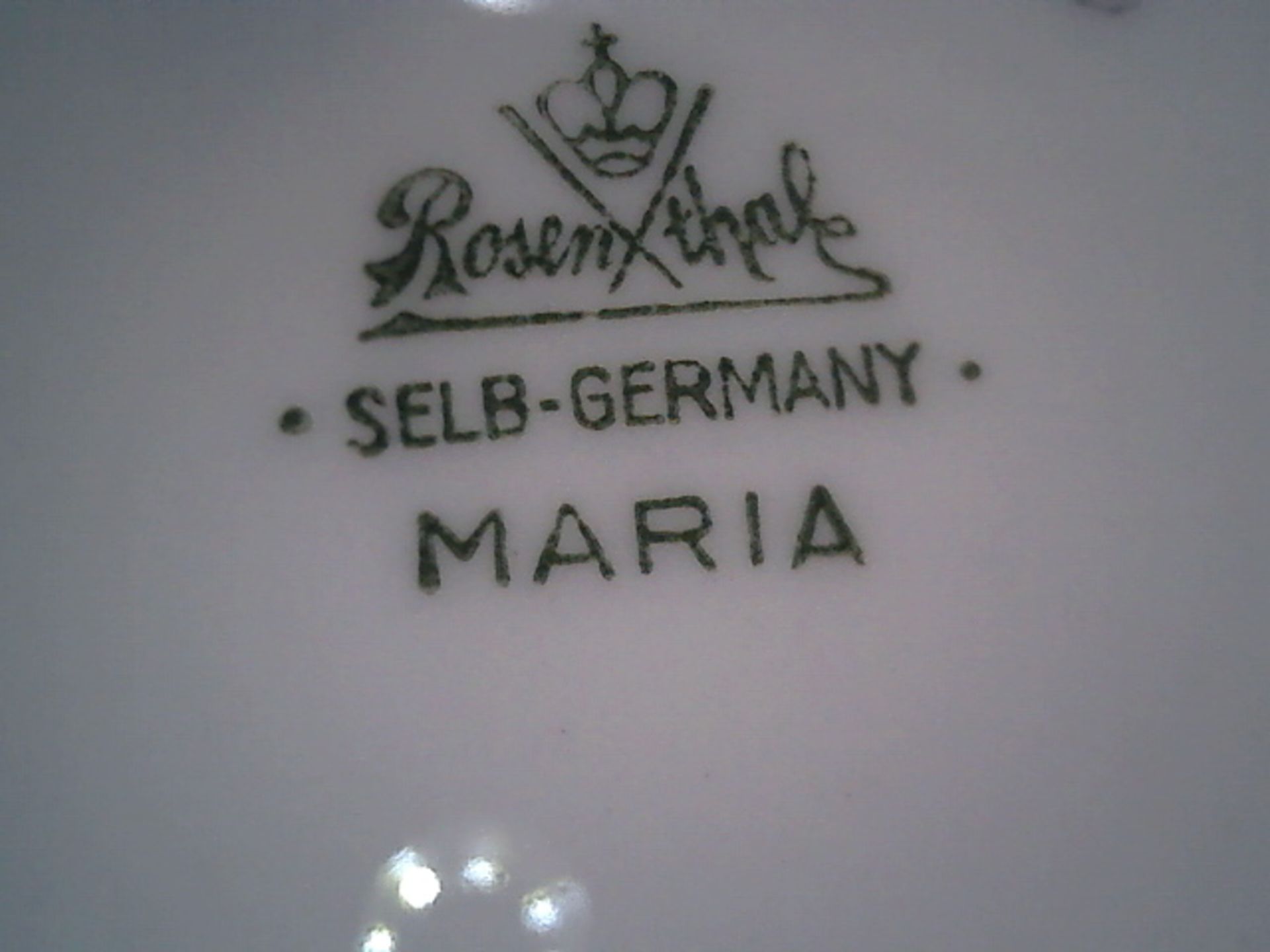 KaffeeservicePorzellanmanufaktur Philippe Rosenthal/ Selb, Form Maria mit Streublümchendekor, - Bild 2 aus 2