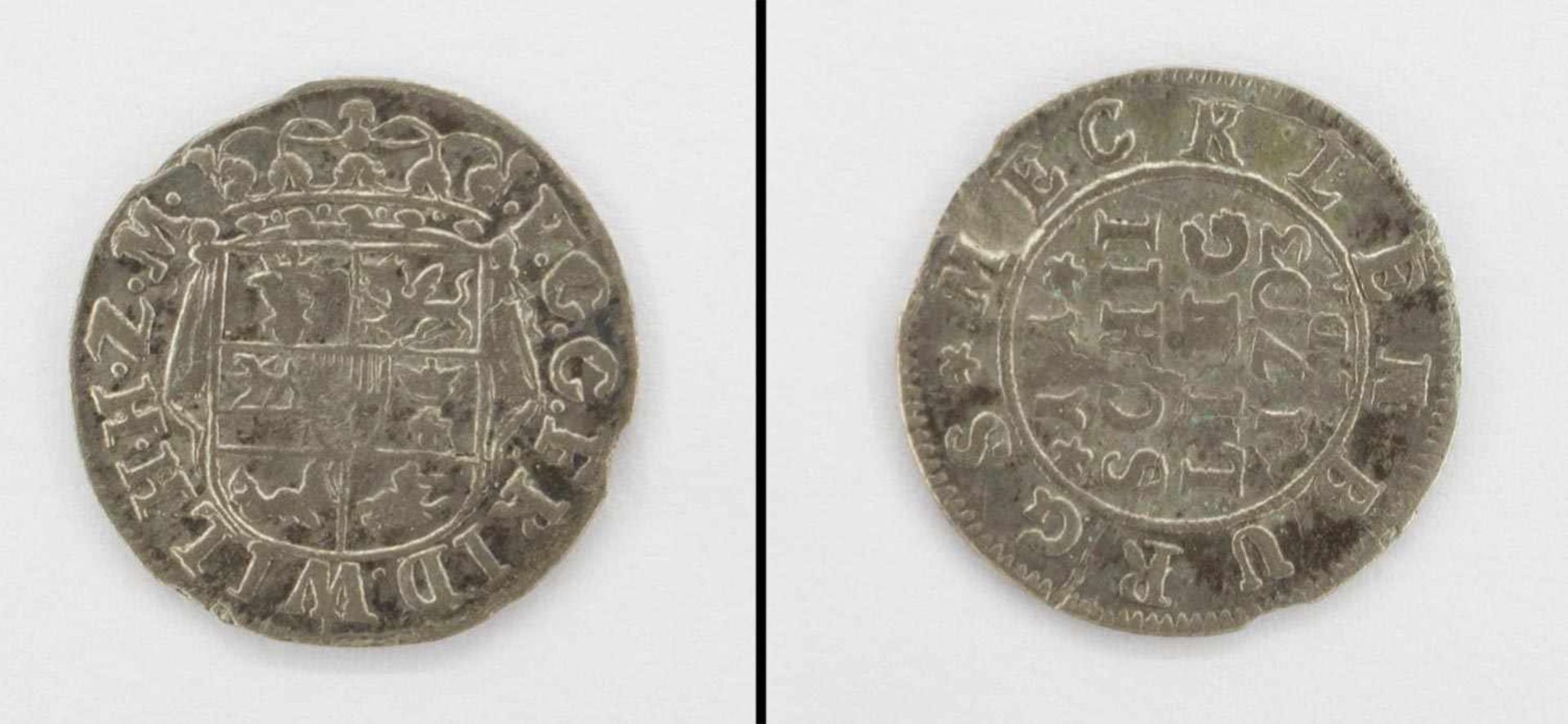 2 SchillingMecklenburg Schwerin 1703, Friedrich Wilhelm, Silber, ss