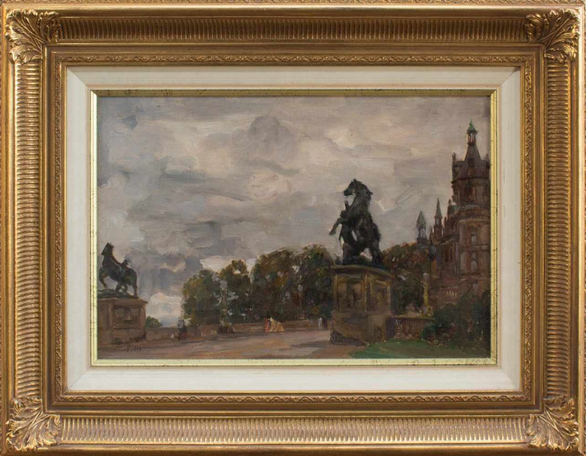 Emil Leonhard Smidt(Hamburg 1878 - 1954, deutscher Landschaftsmaler, Std. a.d. AK Stuttgart u.