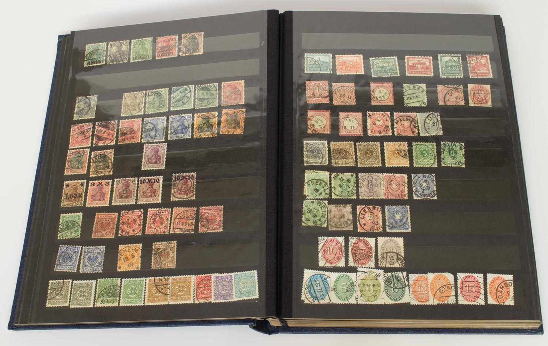 BriefmarkenalbumDeutsches Reich, Kolonien, Nachkriegsausgaben Besatzungszonen, gut gefüllt - Image 2 of 2